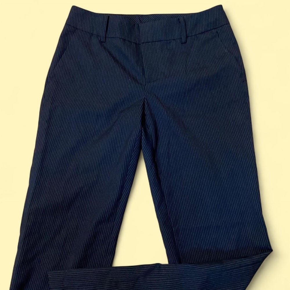 Suzy Shier Black Pinstripe Trousers